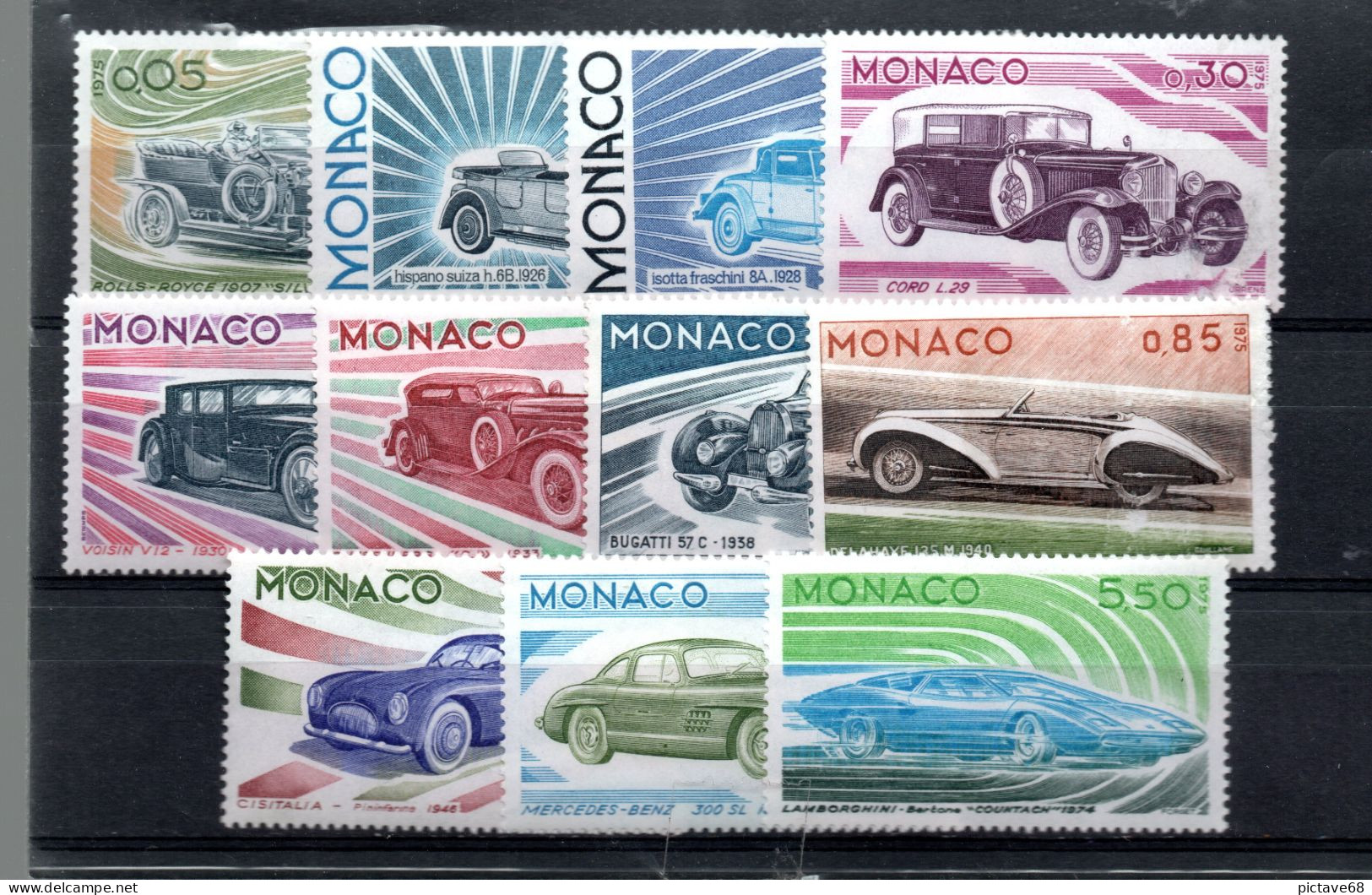 MONACO / N° 1018 à 1028 NEUFS * * - Unused Stamps