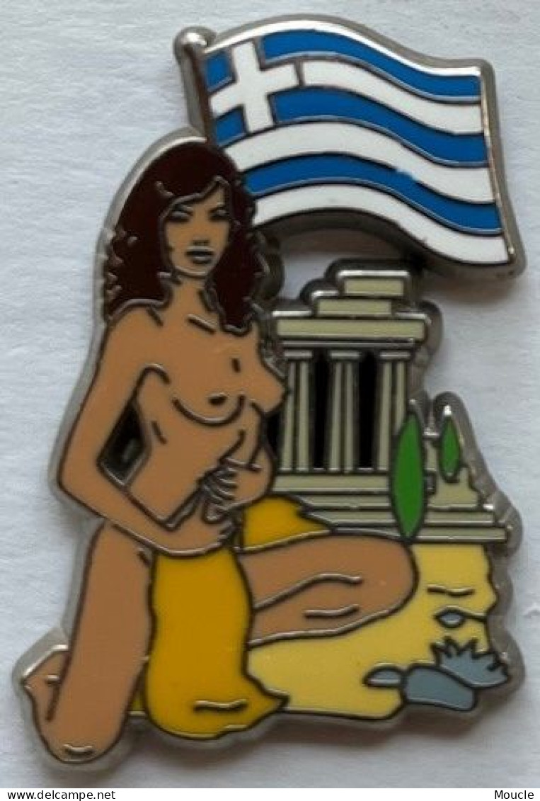 PIN UP - PIN-UPS  - DRAPEAU GREC - GRECE - HELLAS  - EGF - BOUSSEMART - LADY -  (32) - Pin-ups