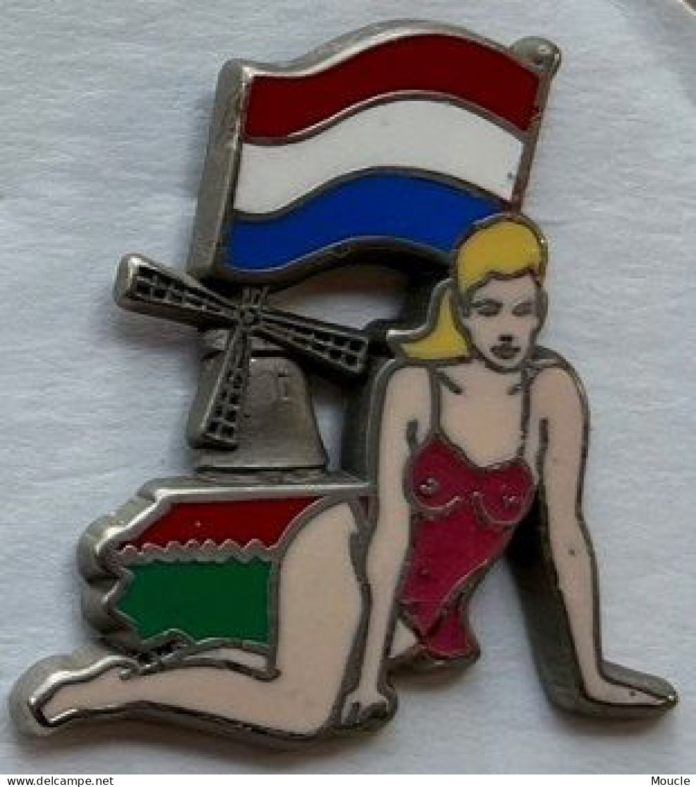 PIN UP - PIN-UPS  - DRAPEAU HOLLANDAIS - PAYS-BAS - NEDERLAND - HOLLANDE - EGF -  BOUSSEMART - LADY - WOMAN - GIRL -(32) - Pin-ups