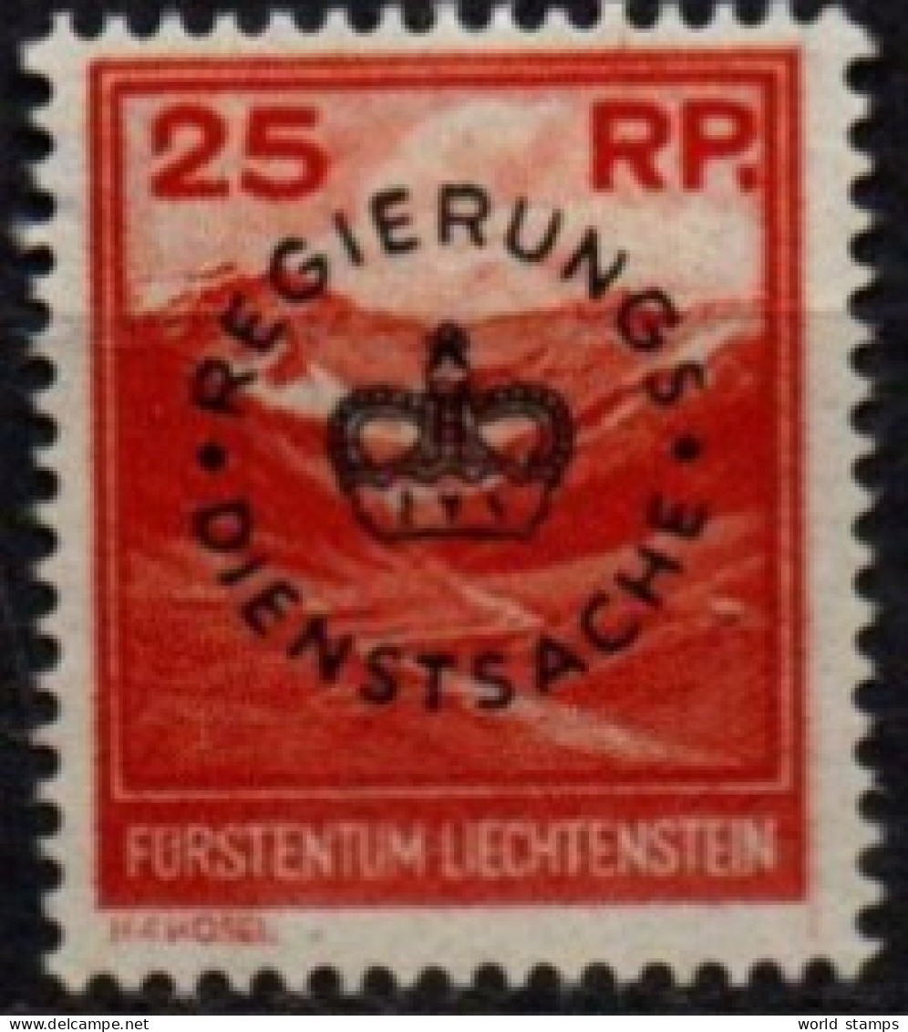 LIECHTENSTEIN 1933 * - Official
