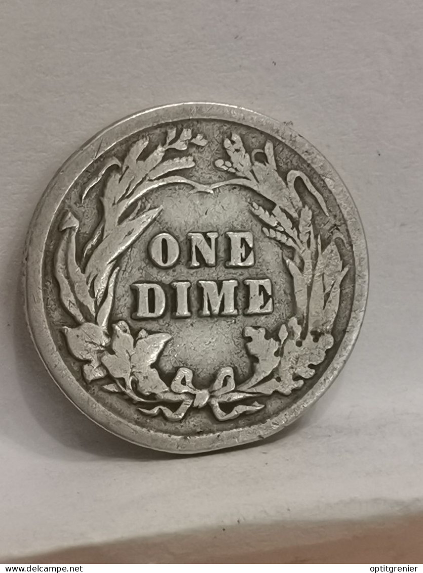 1 BARBER DIME 10 CENTS ARGENT 1905 PHILADELPHIE USA / SILVER - 1892-1916: Barber