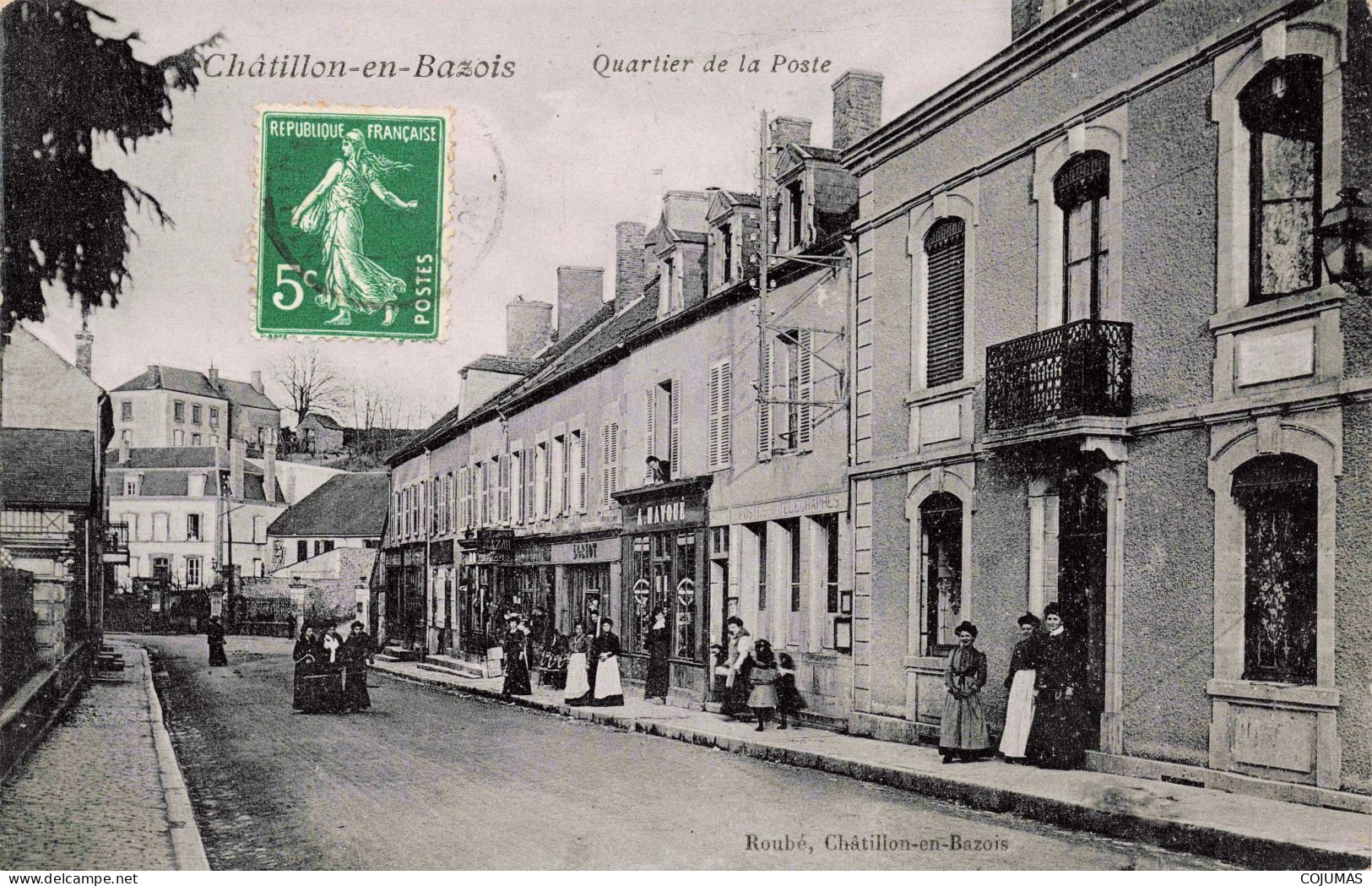 58 - CHATILLON EN BAZOIS - S17094 - Quartier De La Poste - L23 - Chatillon En Bazois