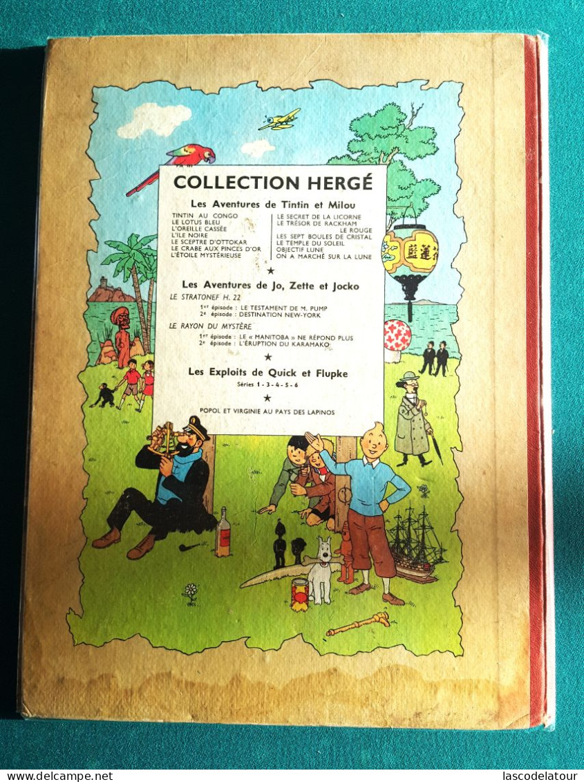 Les Aventures De TINTIN OBJECTIF LUNE - Hergé