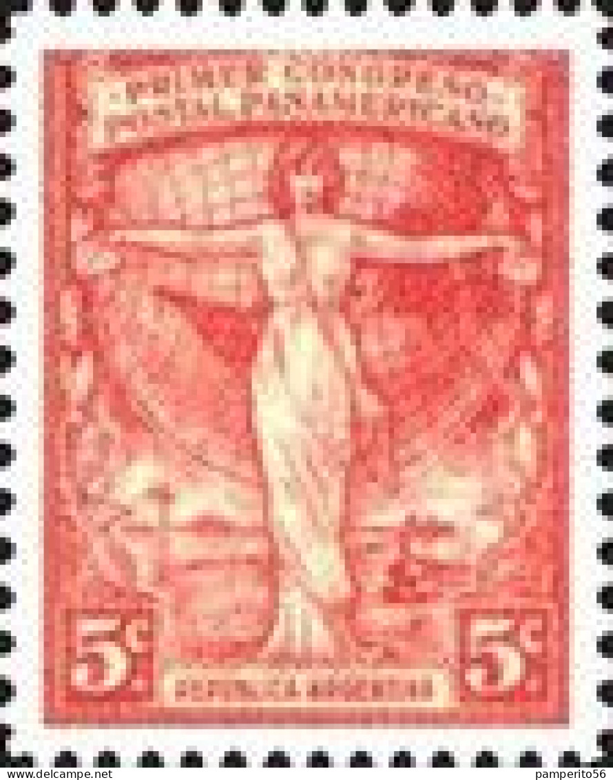 ARGENTINA - AÑO 1921 -1922  - Primer Congreso Postal Panamericano. Inscripción "REPUBLICA ARGENTINA" - Oblitérés