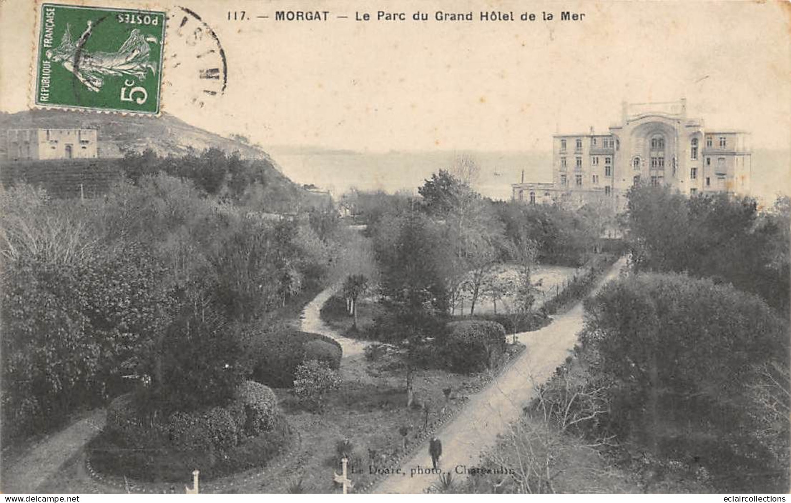 Crozon-Morgat       29       . Le Parc Du Grand Hôtel De La Mer       N° 117  (voir Scan) - Crozon