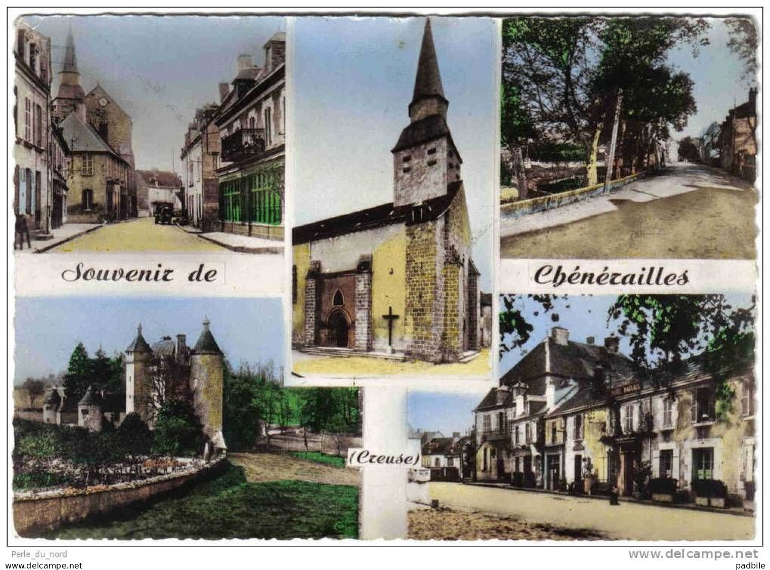 Carte Postale 23. Chénérailles Trés Beau Plan - Chenerailles