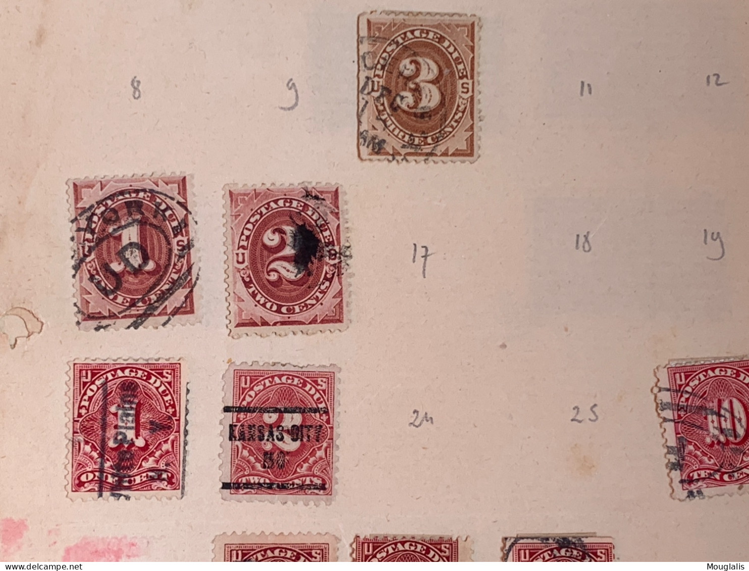 États UNis Lot De Timbres TAXE 1879/1895 à Voir Oblitérés - Postage Due