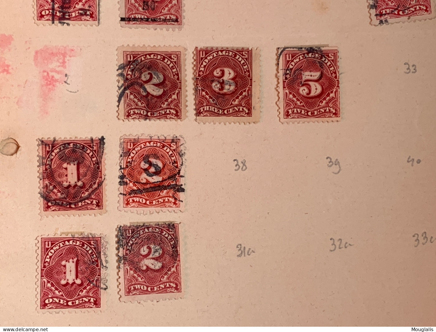 États UNis Lot De Timbres TAXE 1879/1895 à Voir Oblitérés - Franqueo