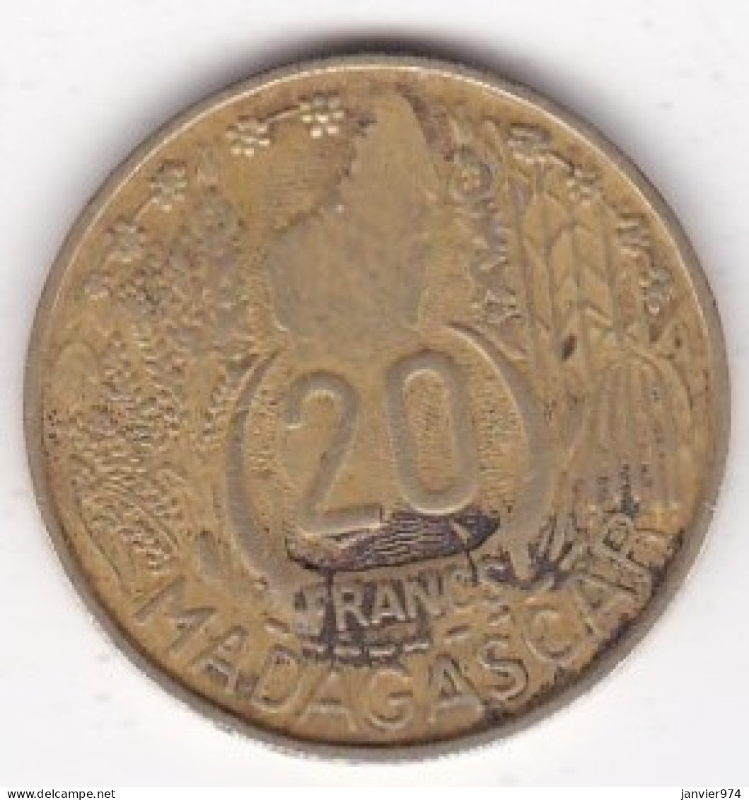 Madagascar /Republique Française. 20 FRANCS 1953 , Bronze Aluminium , Lec 112 - Madagaskar