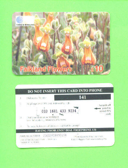 FALKLAND ISLANDS - Remote Phonecard As Scan - Falkland Islands