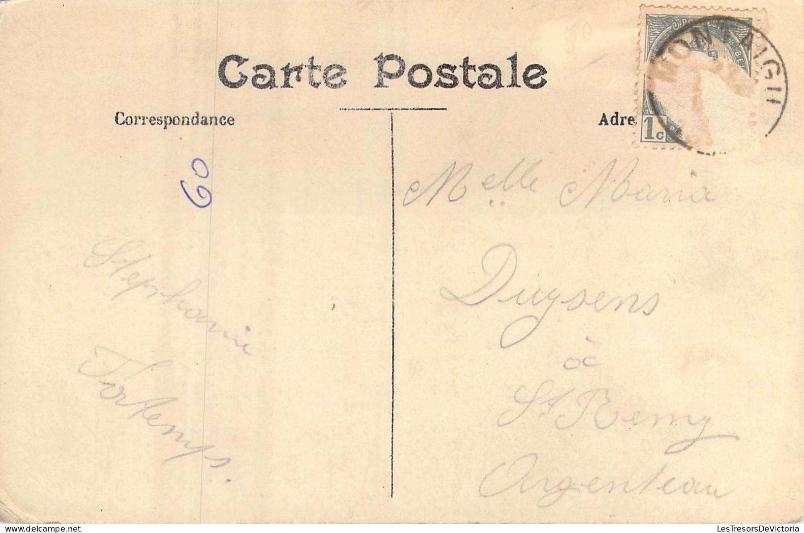 BELGIQUE - Montaigu - Eglise ( Vue De Côté ) - Carte Postale Ancienne - Altri & Non Classificati