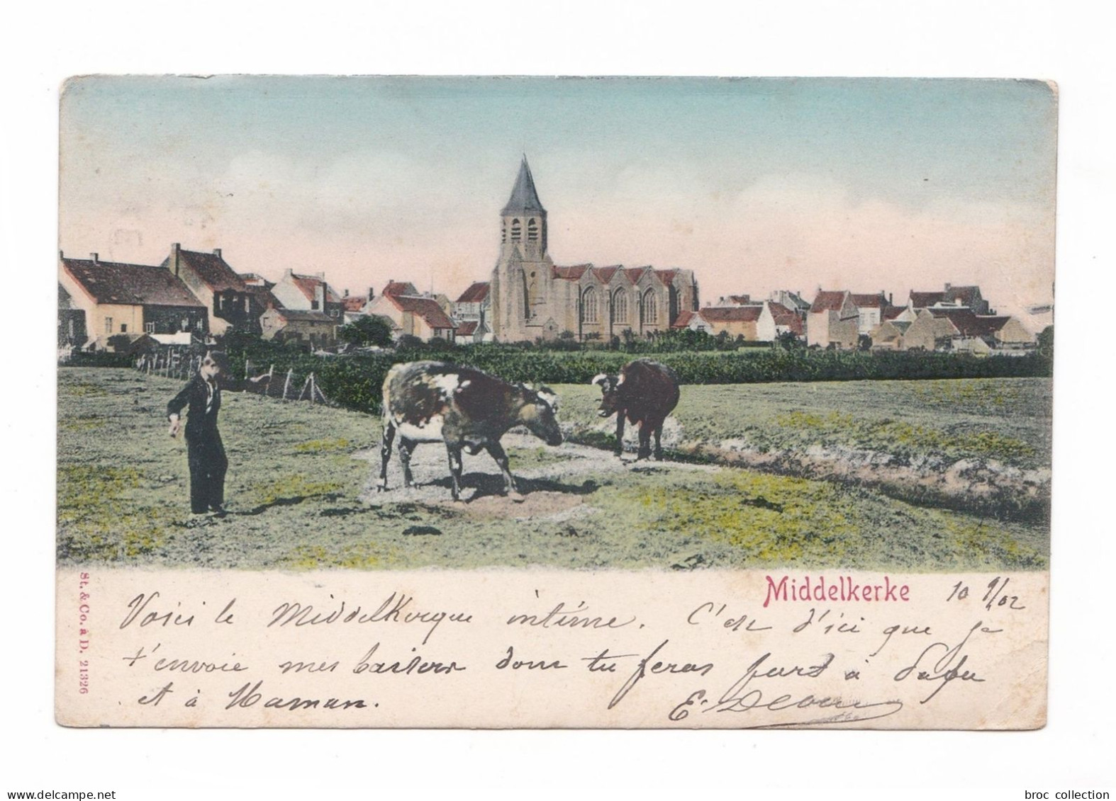 Middelkerke (vue Générale), 1902, éd. St & Co N° 21326 - Middelkerke