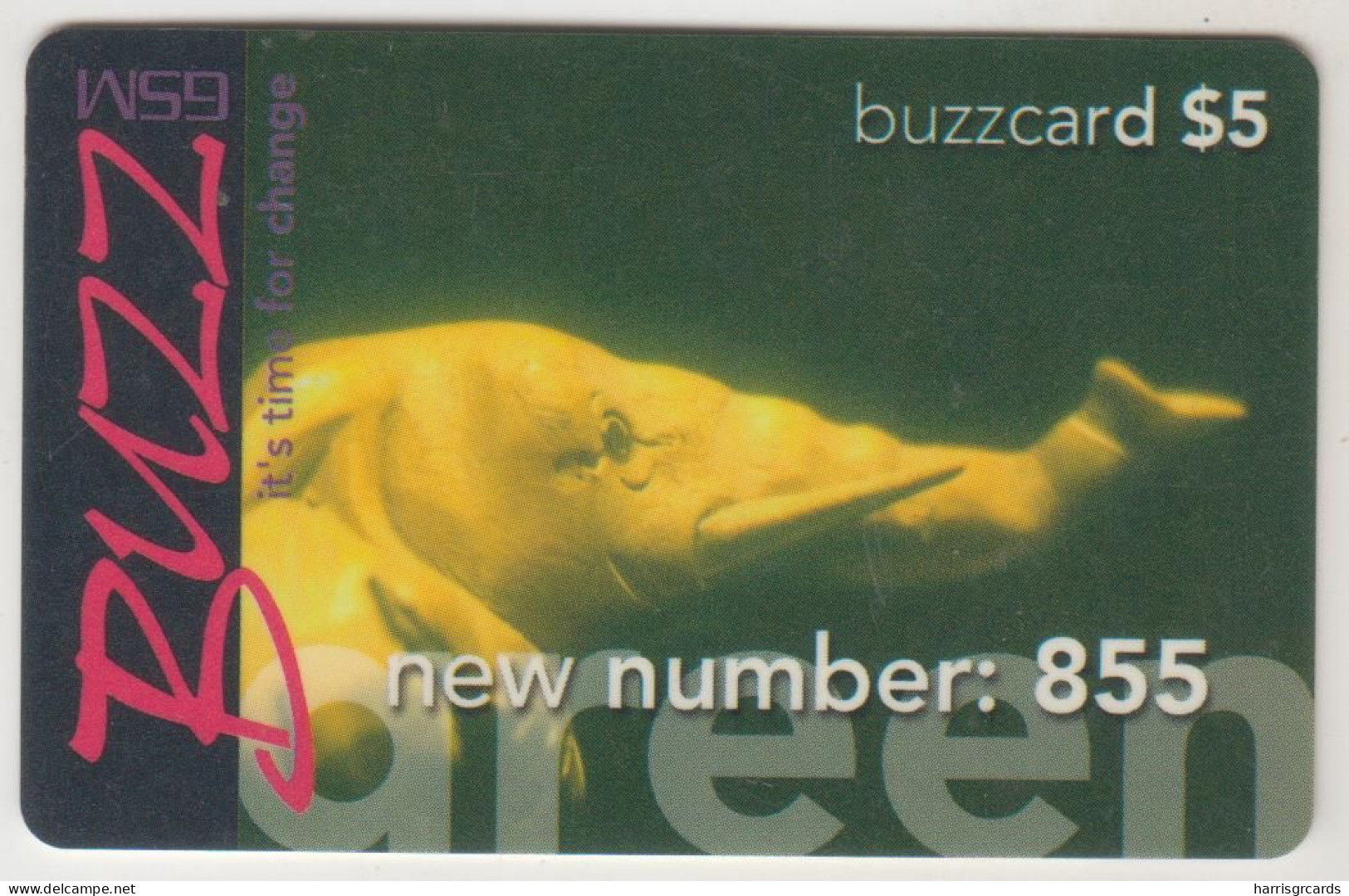 TANZANIA - Buzzcard Elephant , CN: TANBDI, 5$ , Used - Tansania