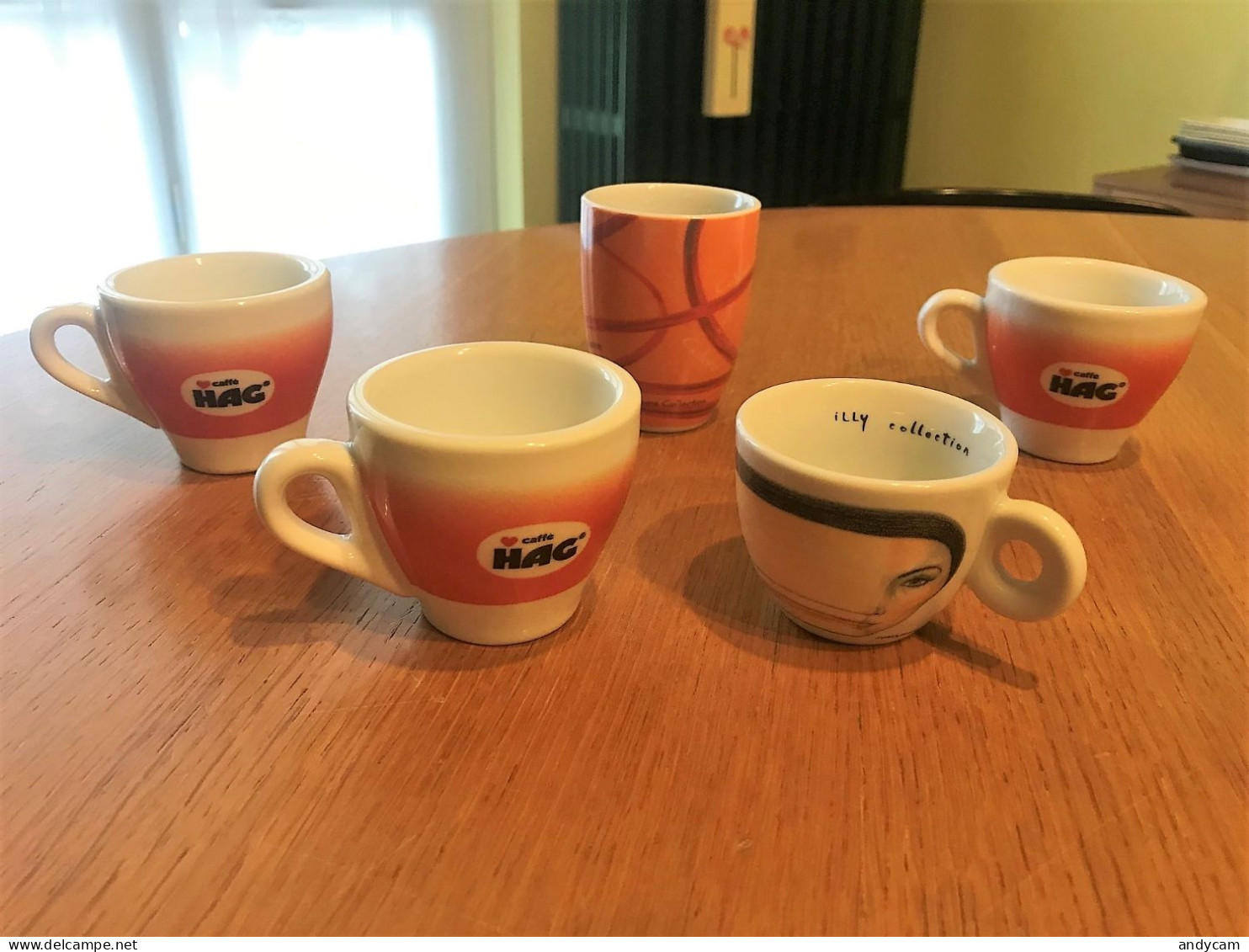 5 TAZZINE ILLY 1998 SUBIRACHS + HAG + FERRERO 2008 POCKET COFFEE - Cups