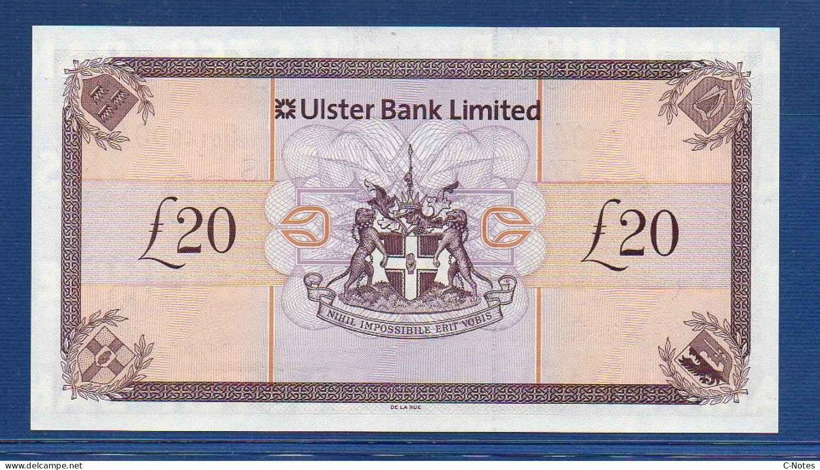 NORTHERN IRELAND - P.342a – 20 POUNDS 01.01.2007 UNC, S/n G0149904 Ulster Bank Limited - 20 Pounds