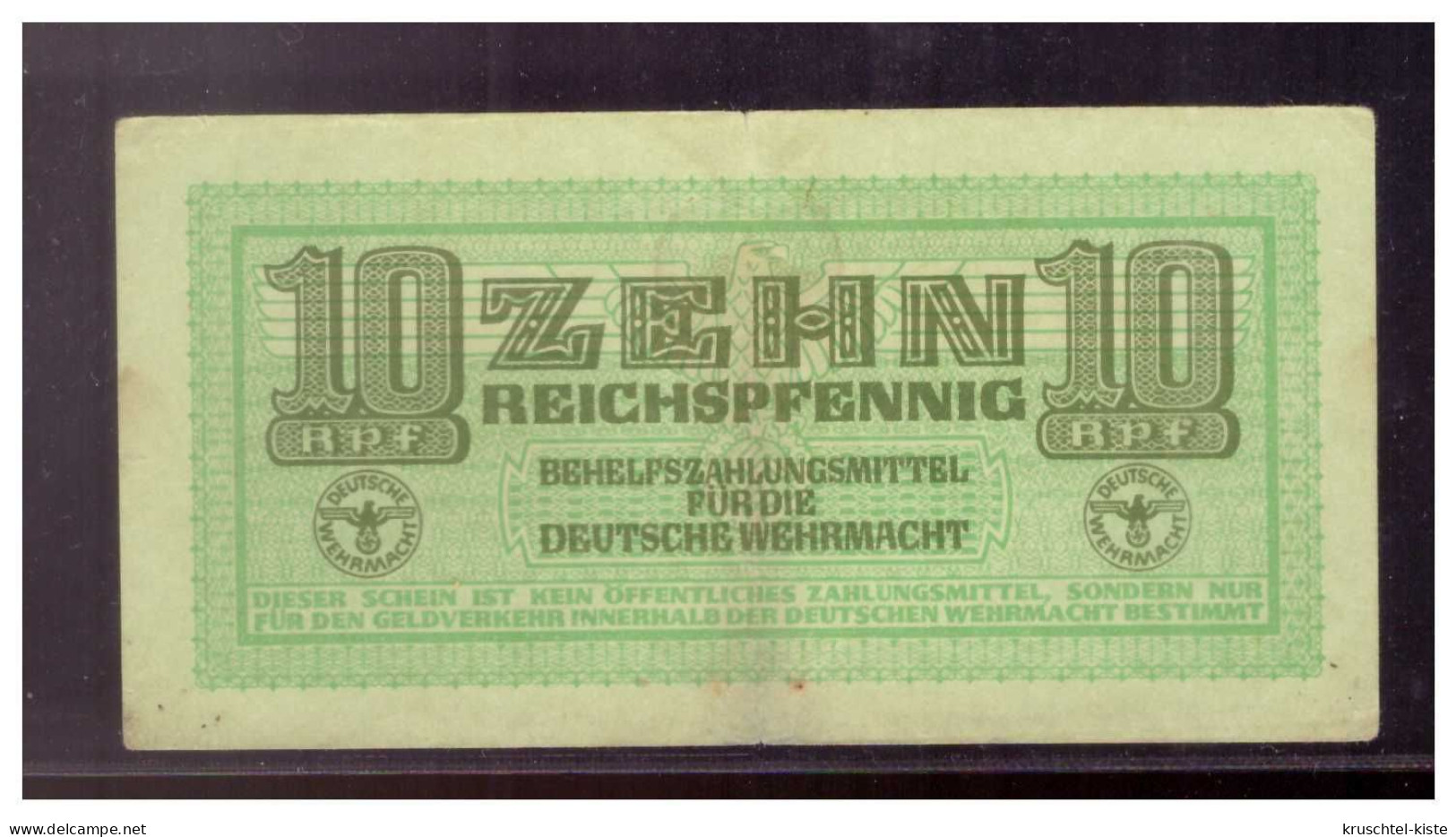 Dt-Reich (022699) 10 Reichspfennig, Behelfszahlungsmittel Für Die Deutsche Wehrmacht - Behelfszahlungsmittel - Dt. Wehrmacht