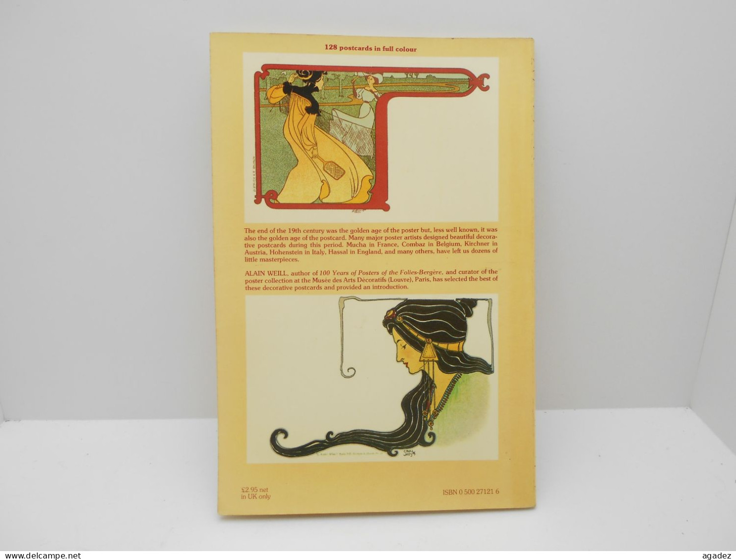 Livre "Art Nouveau Postcards "Alain Weill  128 Postcards Cartes Postales - Books On Collecting
