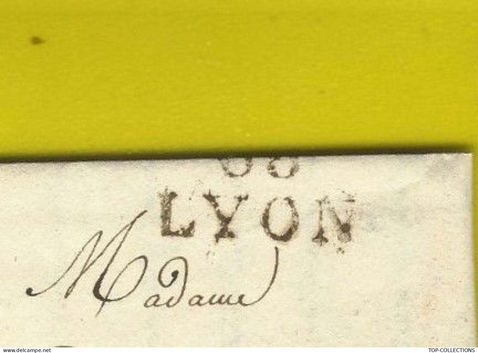 1821 LETTRE Sign. Maçonnique Crozet & Vial Lyon => Lecouteulx Rouen NEGOCE COMMERCE NAVIGATION FINANCE ST DOMINGUE HAITI - 1800 – 1899