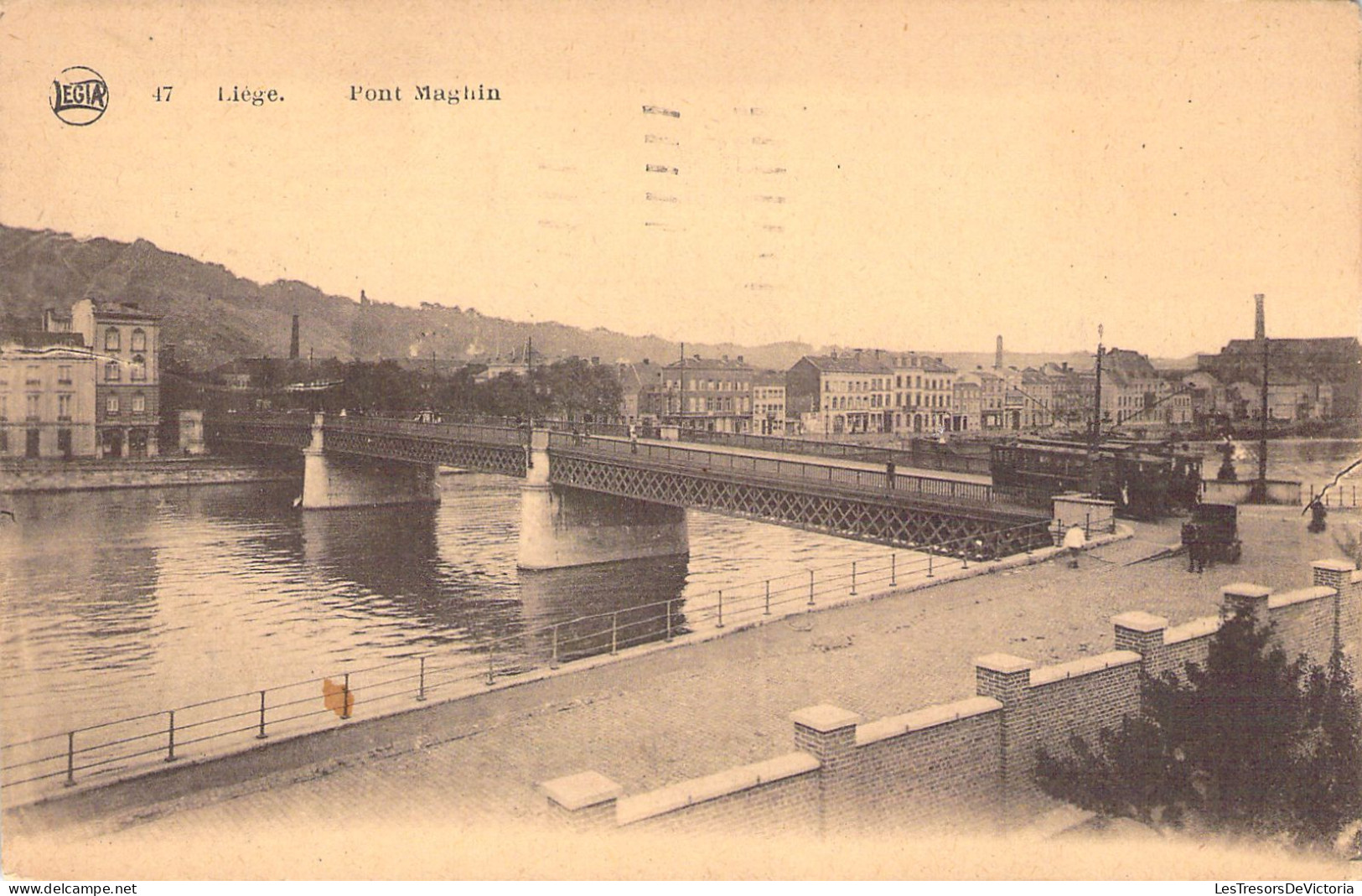 BELGIQUE - LIEGE - Pont Maghin - Carte Postale Ancienne - Liege