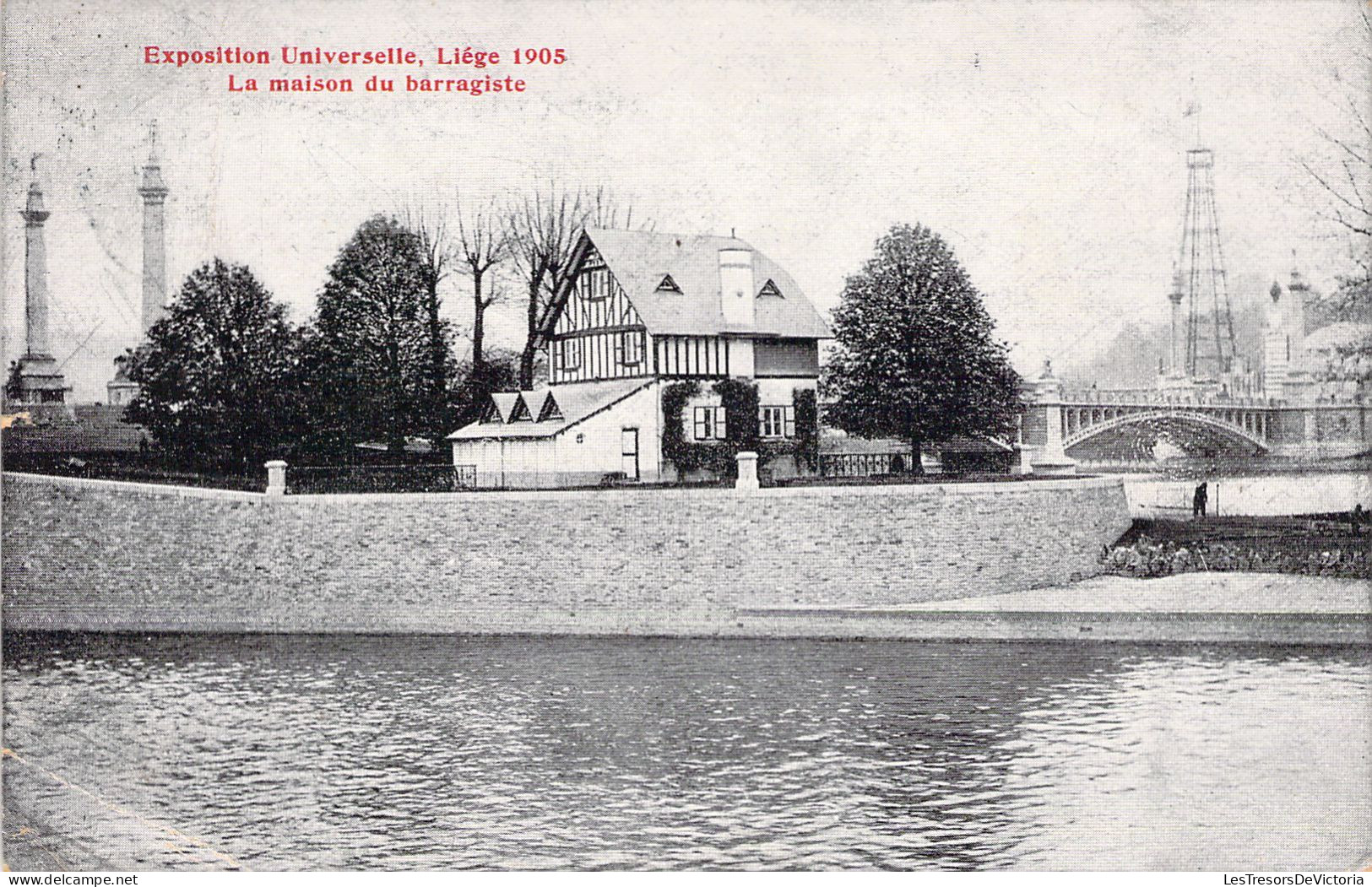 BELGIQUE - LIEGE - Exposition Universelle - La Maison Du Barragiste - Carte Postale Ancienne - Liege