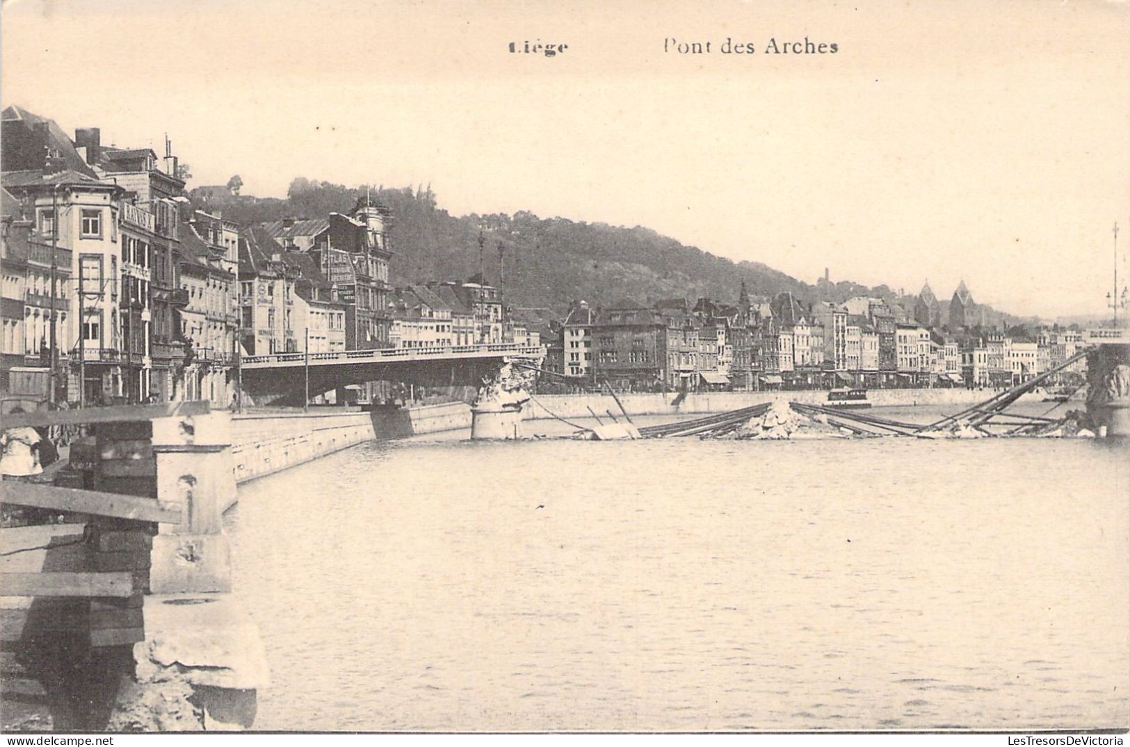 BELGIQUE - LIEGE - Pont Des Arches - Carte Postale Ancienne - Liege