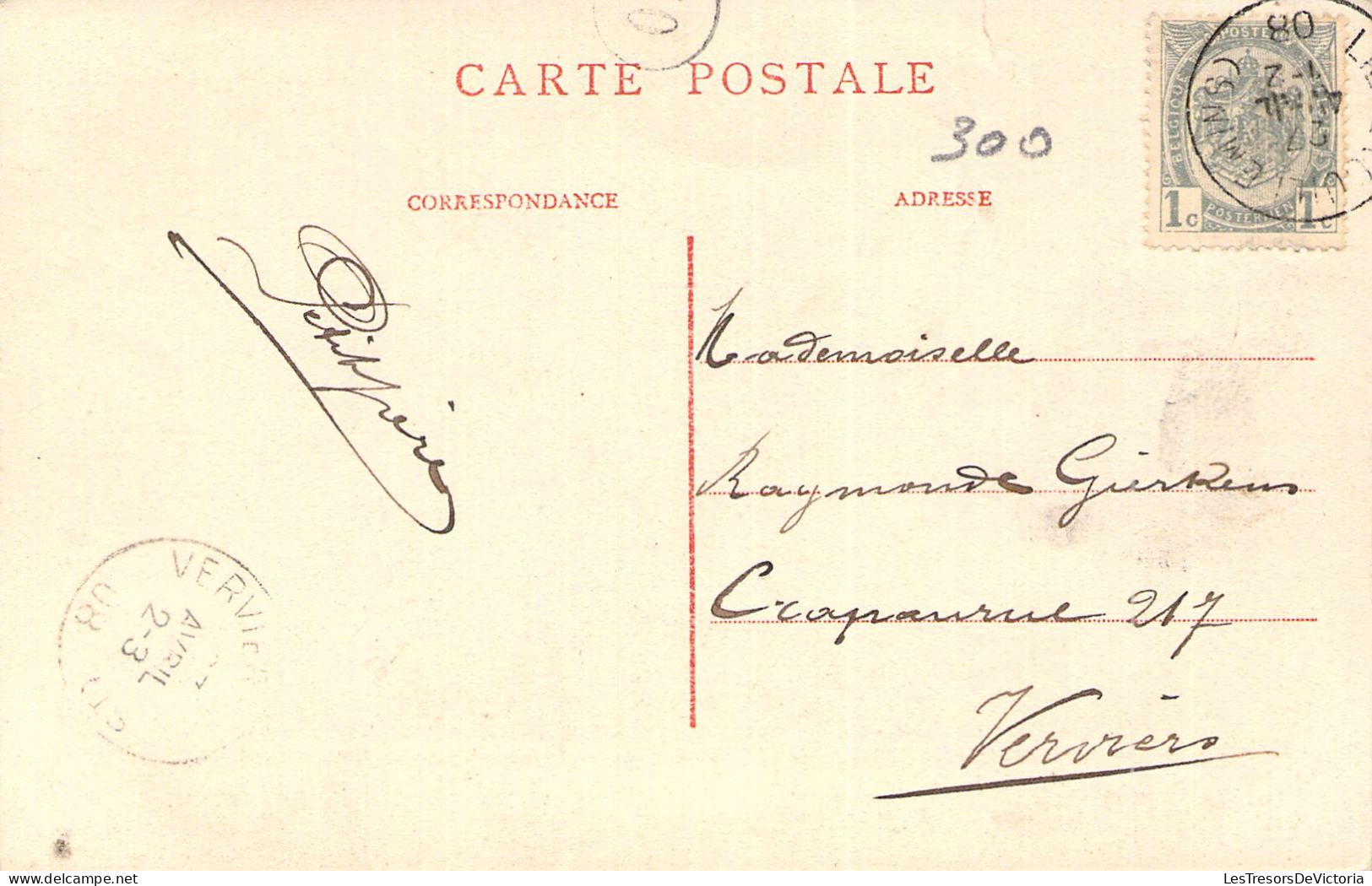 BELGIQUE - LIEGE - La Passerelle Et La Poste - Carte Postale Ancienne - Liege