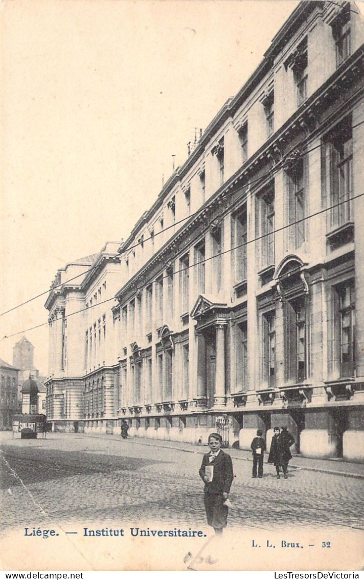 BELGIQUE - LIEGE - Institut Universitaire - Carte Postale Ancienne - Liege