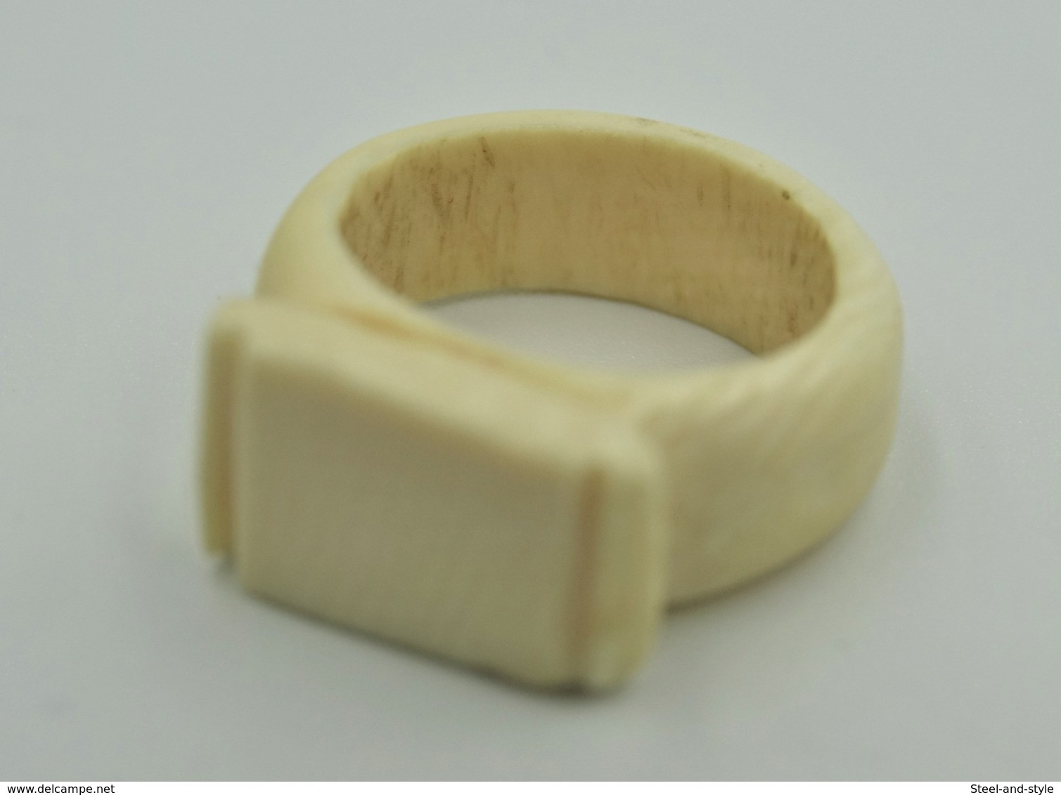 JEWELRY: RING Vintage Elephant Ivory - 1920 - Ring Size On Last Picture-  Art Deco - Original - Excelent Condition - Sonstige & Ohne Zuordnung