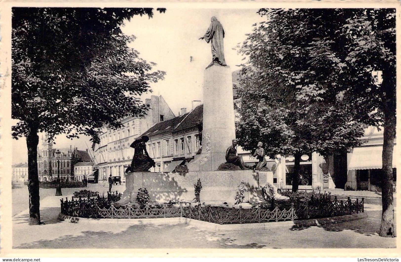 BELGIQUE - St Niklaas Waas - Monument Der Gesneuvelden - Carte Postale Ancienne - Sint-Niklaas