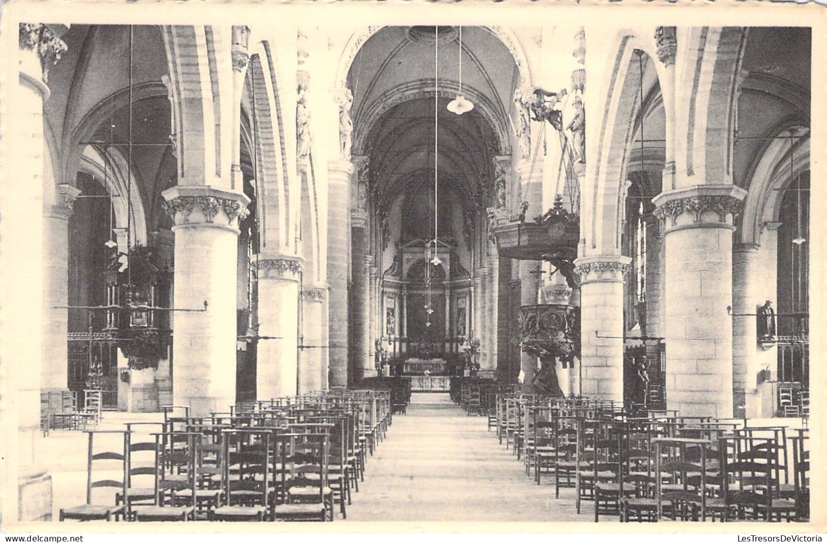 BELGIQUE - St Niklaas Waas - Binnenzicht Der Hoofdkerk - Carte Postale Ancienne - Sint-Niklaas