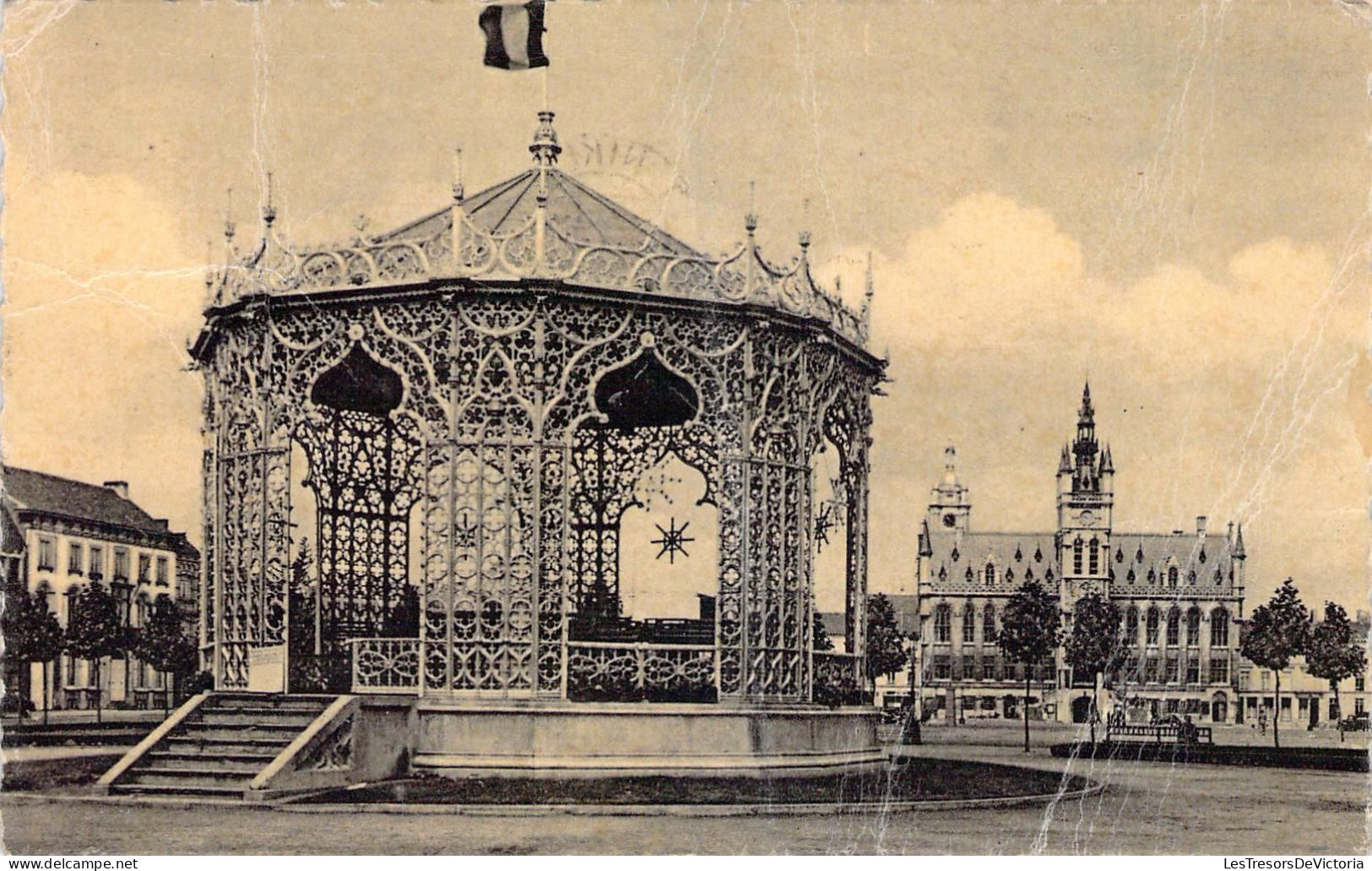 BELGIQUE - St Niklaas Waas - Kiosk - Carte Postale Ancienne - Sint-Niklaas