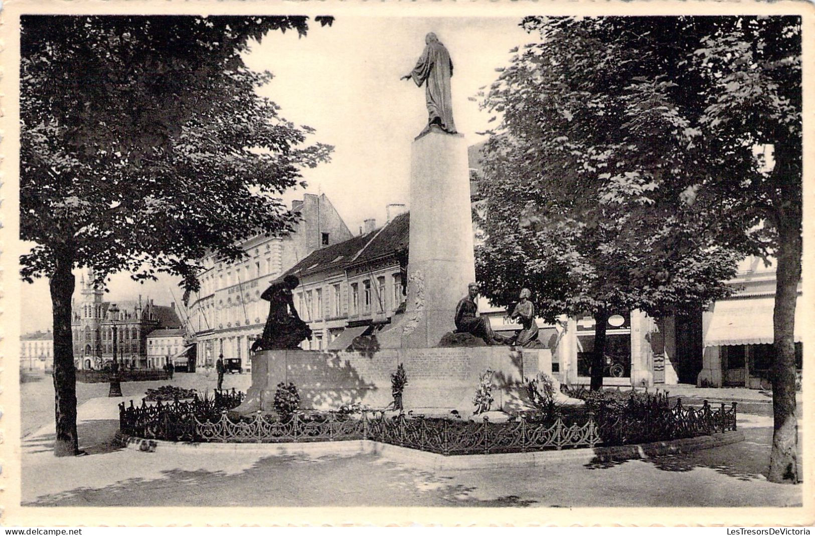 BELGIQUE - St Niklaas Waas - Monument Aux Morts - Carte Postale Ancienne - Sint-Niklaas