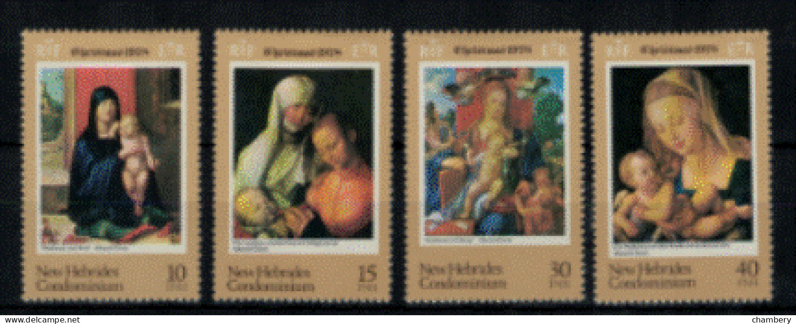 France - Nlles Hébrides - "Noël - Dürer" - Série Neuve 1* Franco-anglaise N° 545 à 548 De 1978 - Non Classés