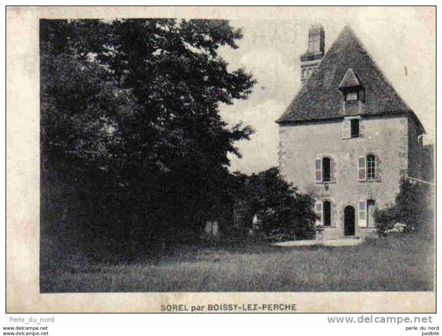 Carte Postale 28. Sorel Prés Boissy-lez-Perche Le Chateau Trés Beau Plan - Sorel-Moussel
