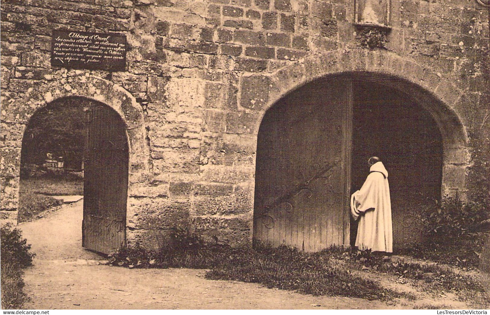 BELGIQUE - Abbaye D'Orval - Entrée De La Poterie - Carte Postale Ancienne - Otros & Sin Clasificación