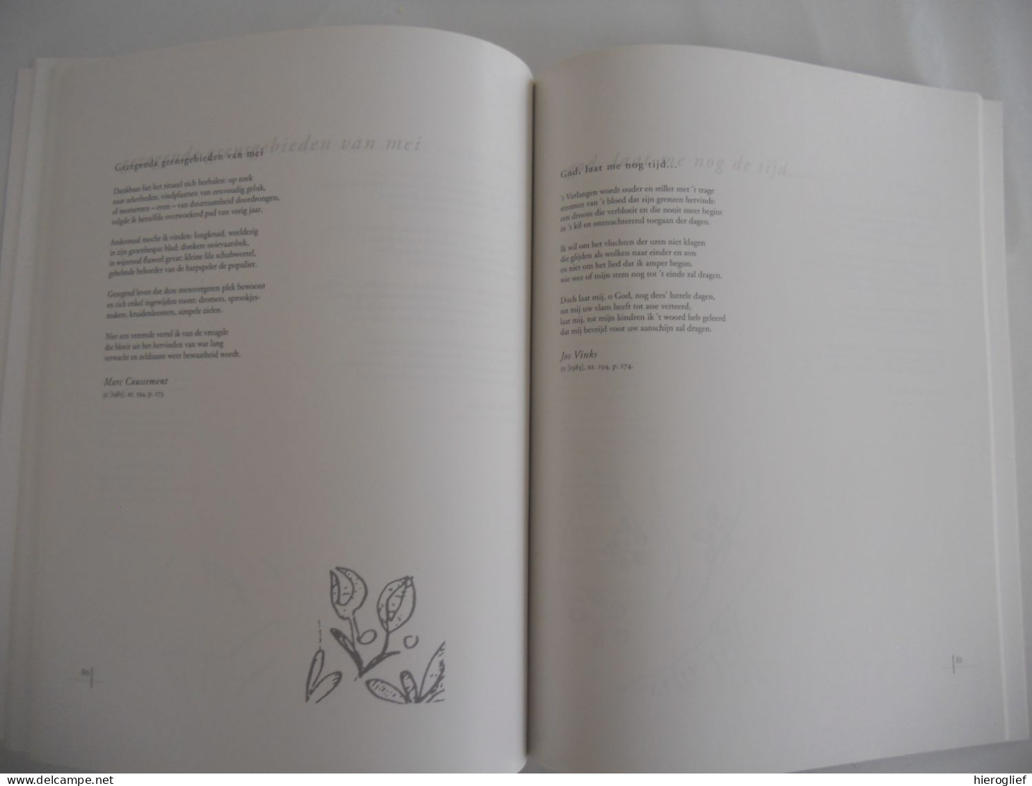 Poëtisch Bericht - Honderd gedichten uit Vlaanderen  - themanummr 250 tijdschrift VLAANDEREN 1994 dichters poëzie verzen