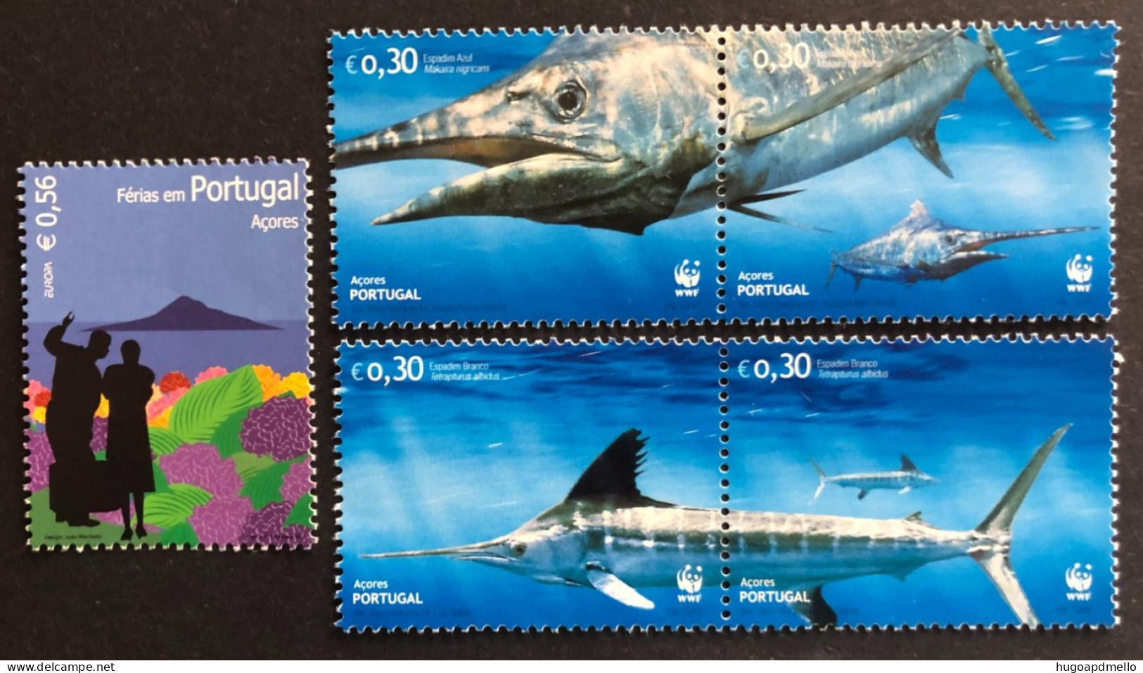 Portugal, AZORES, Full Year 2004, **Mint,  « Europa Cept », « Fishes », « WWF », 2004 - Ganze Jahrgänge