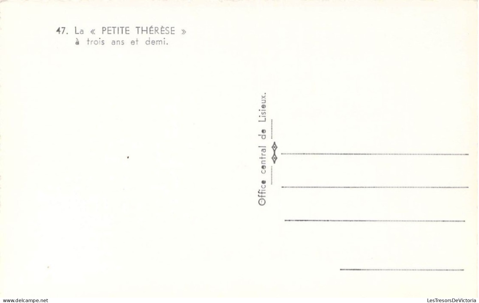 RELIGIEUX & CROYANCES - La Petite Thérèse à Trois Ans Et Demi - Carte Postale Ancienne - Sonstige & Ohne Zuordnung