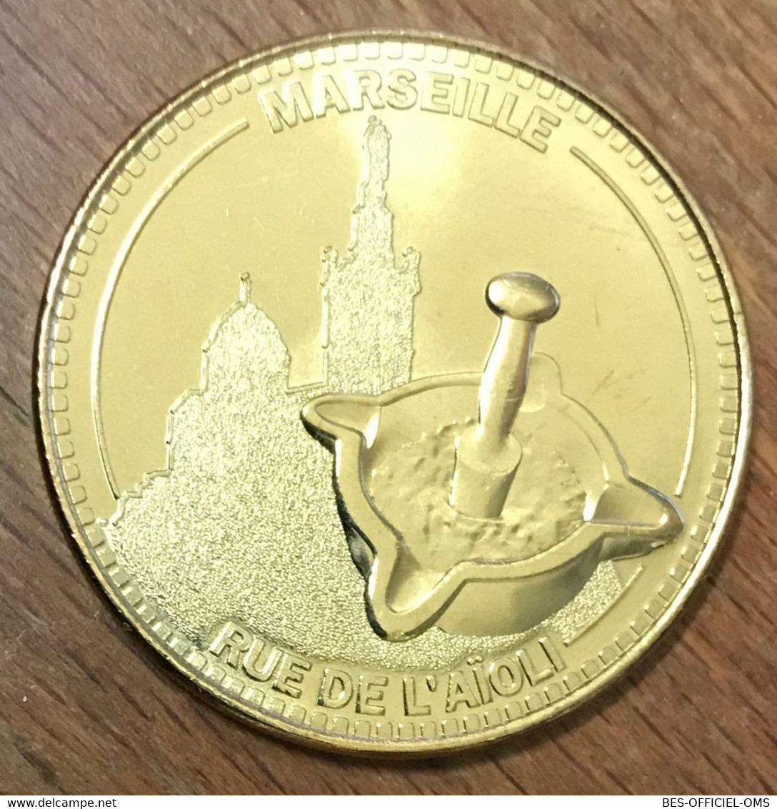 13 MARSEILLE RUE DE L'AÏOLI N°2 MDP 2013 MÉDAILLE MONNAIE DE PARIS JETON TOURISTIQUE MEDALS COINS TOKENS - 2013