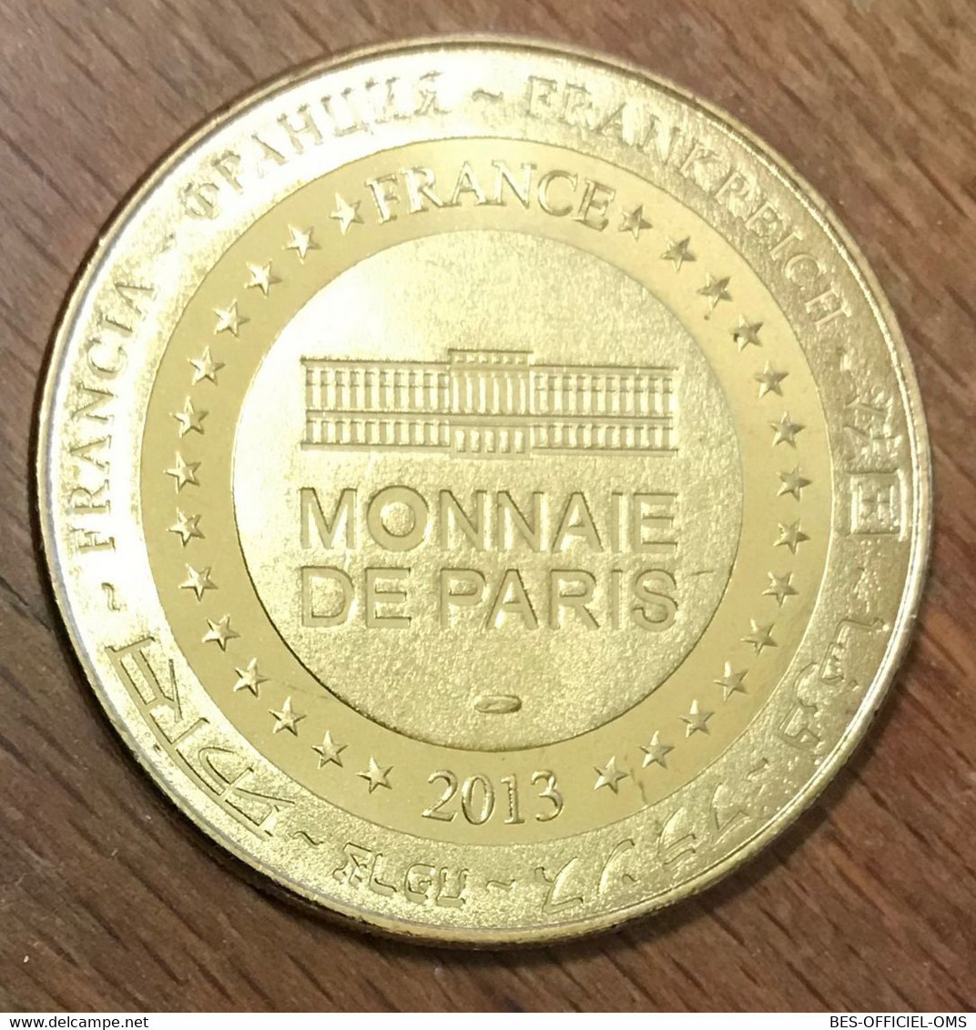 13 MARSEILLE RUE DE L'AÏOLI N°2 MDP 2013 MÉDAILLE MONNAIE DE PARIS JETON TOURISTIQUE MEDALS COINS TOKENS - 2013