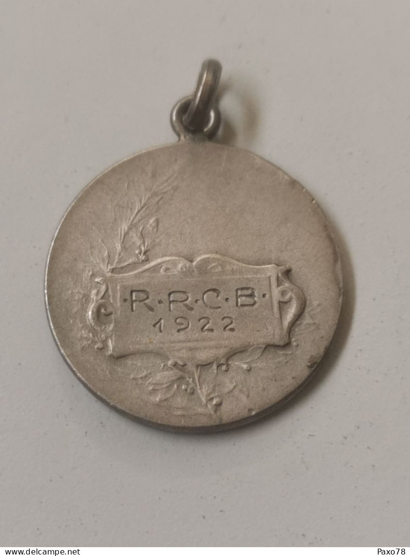 Belgique Médaille, Athlétisme R. R. C. B. 1922. Argent - Andere & Zonder Classificatie