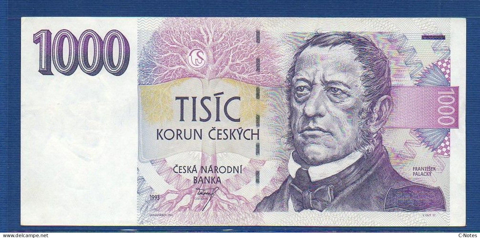 CZECHIA - CZECH Republic - P. 8 – 1000 Korun 1993  XF, S/n B14 730729 - Tschechien