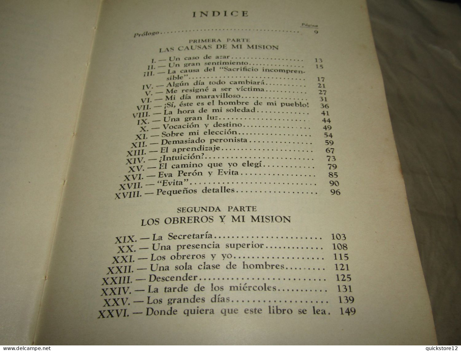 La razón de mi vida - Eva Perón AUTOGRAFIADO - Ediciones Peuser