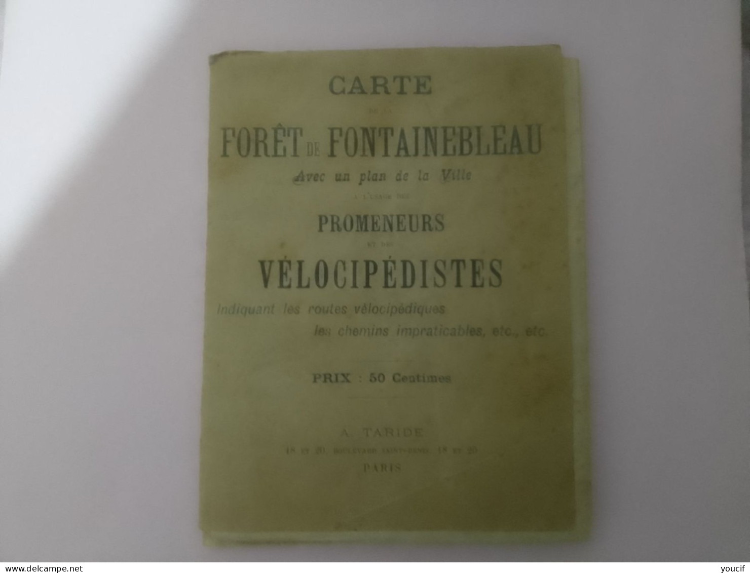 Carte Foret De Fontainebleau A L Usage Des Promeneurs - Bergen