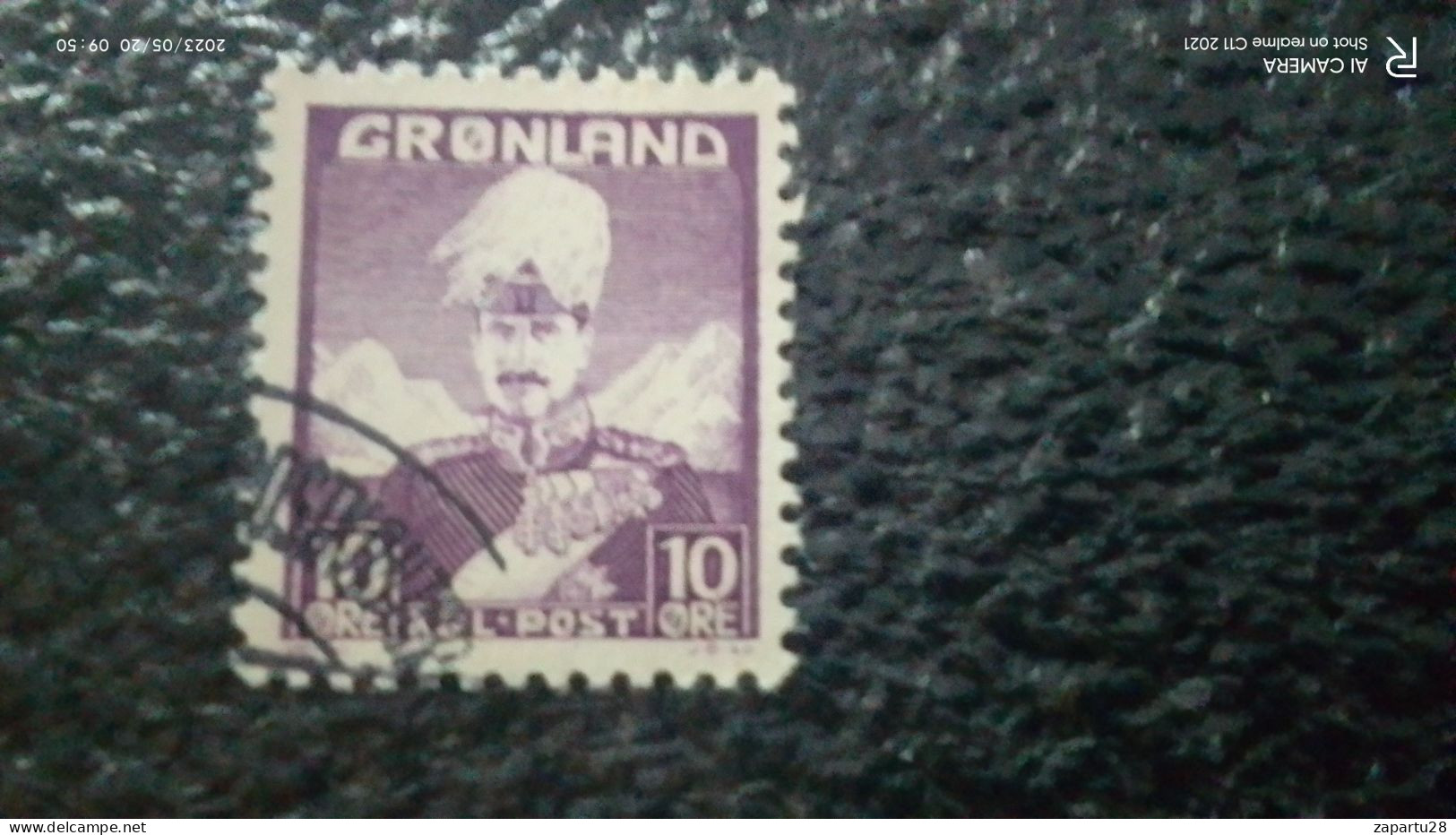 GRÖNLAND--1938-       10ÖRE        KİNG   C HRİSTİAN  X.     . USED - Used Stamps