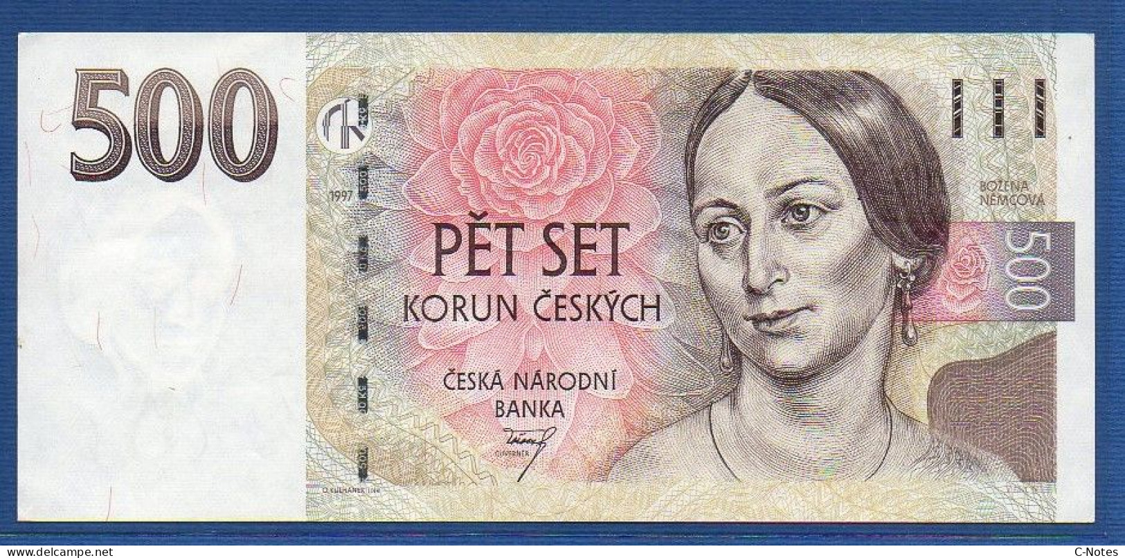 CZECHIA - CZECH Republic - P.20b – 500 Korun 1997 XF/aUNC, S/n D04 447751 - Repubblica Ceca