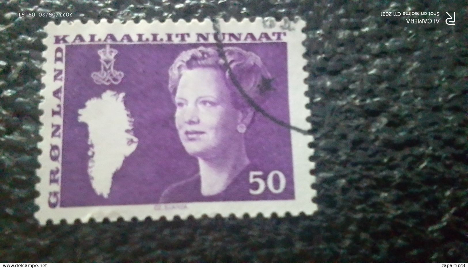 GRÖNLAND--1981      50ÖRE          MARGERETHE II.  . USED - Usati