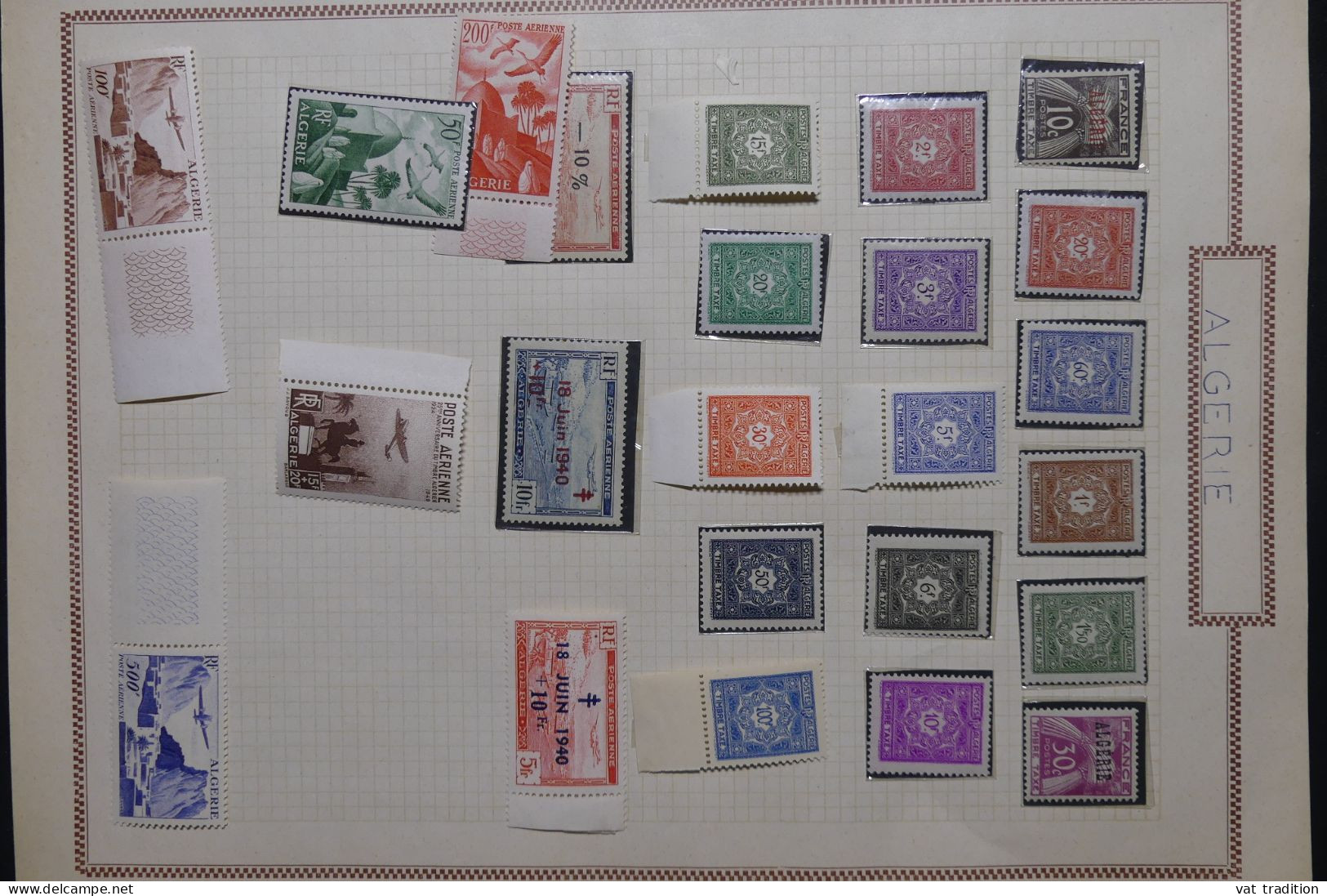 ALGERIE - Petite collection mais les timbres sont luxes ** - Les charnières sont sur les bords de feuille - A 57