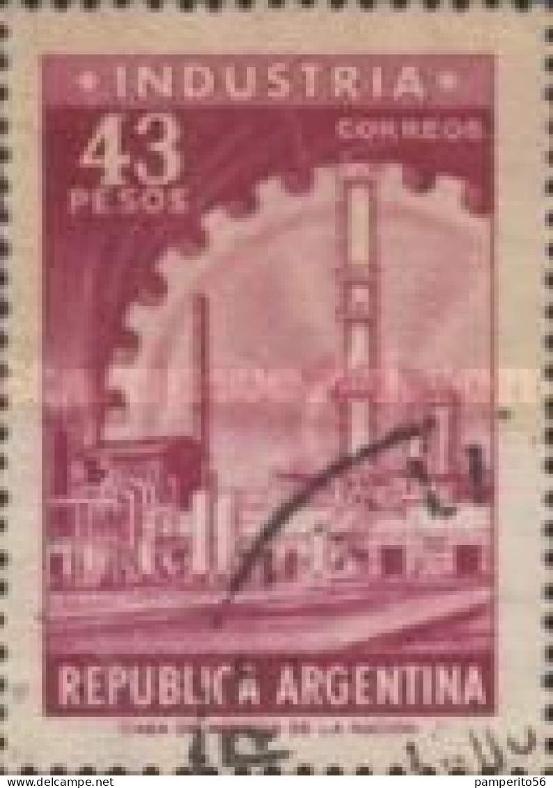 ARGENTINA - AÑO 1965 - Serie Próceres Y Riquezas II - Industria 43c - Oblitérés