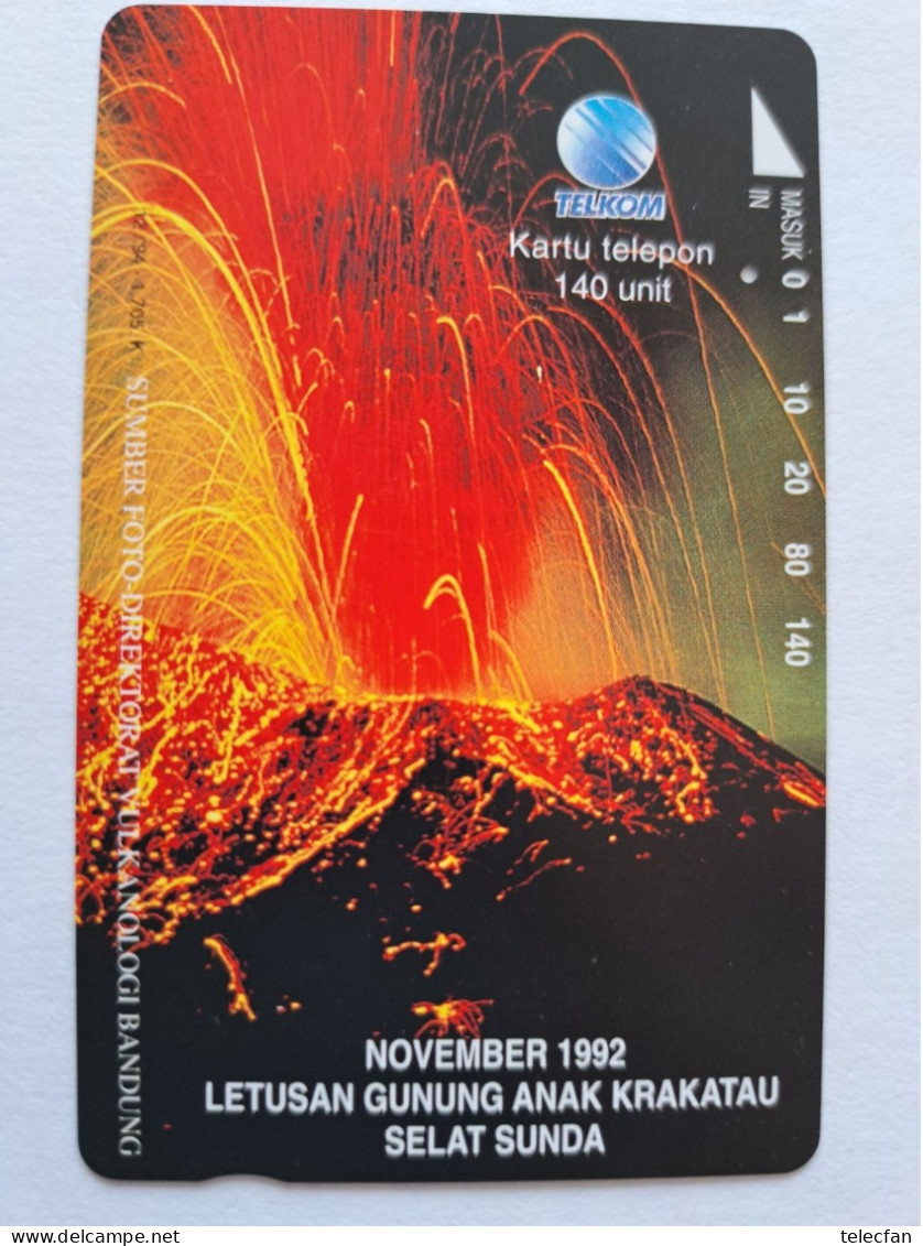 INDONESIE VOLCANO VOLCAN KRAKATOA 140U UT - Volcans